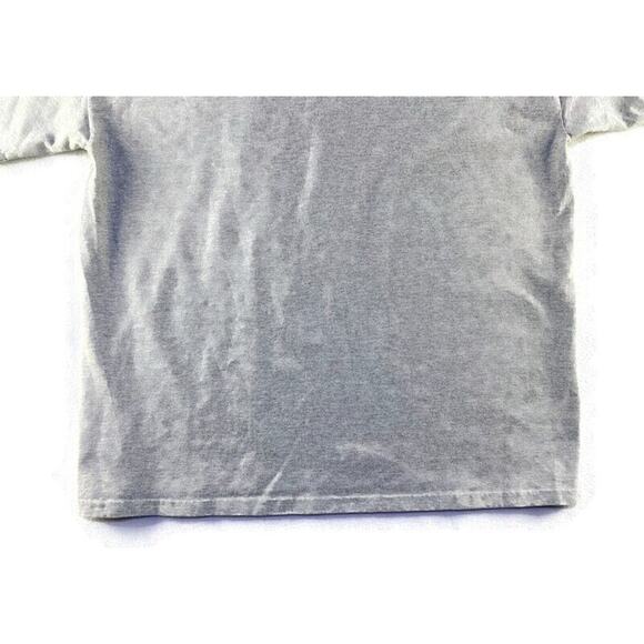 America T-Shirt Men's Extra Large Gray Hanes Heavyweight - Picture 5 of 8